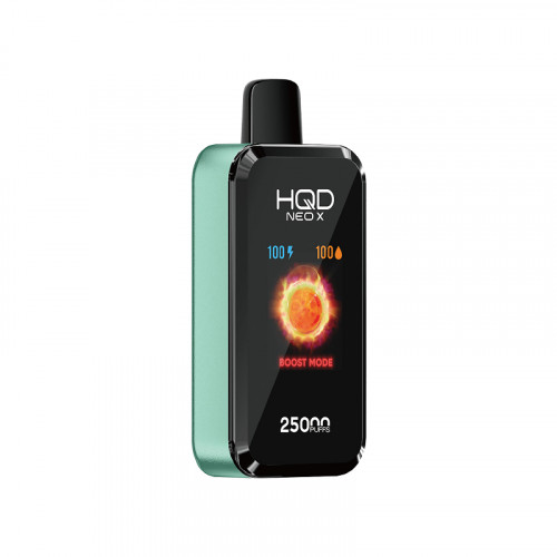Электронная сигарета HQD NEO X 25000 - Ice Mint (Ледяная мята)