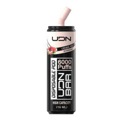 Электронная сигарета UDN BAR Lychee Ice 6000 затяжек (УДН Бар Личи лёд)
