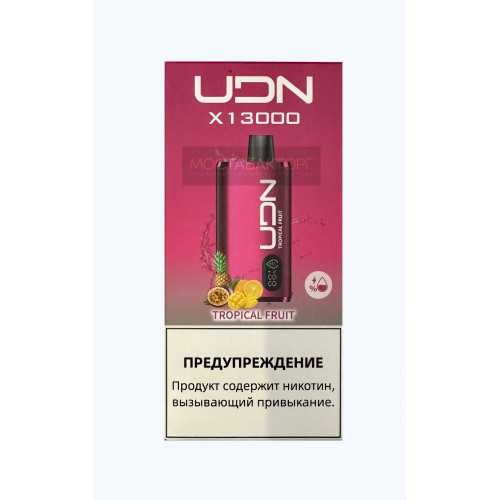 Электронная сигарета UDN BAR X 13000 Тропические Фрукты